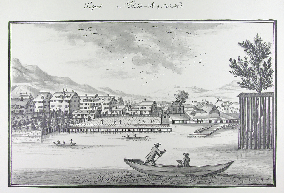 Ansichten der Stadt Zürich und der Orte am Zürichsee 1771-1772