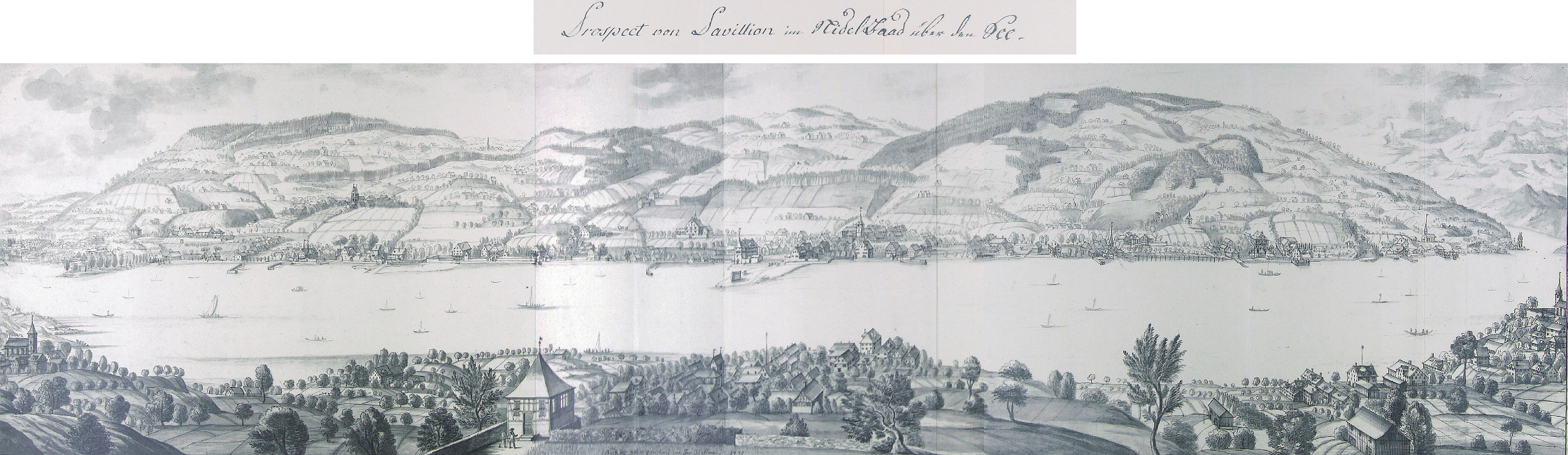 Ansichten der Stadt Zürich und der Orte am Zürichsee 1771-1772