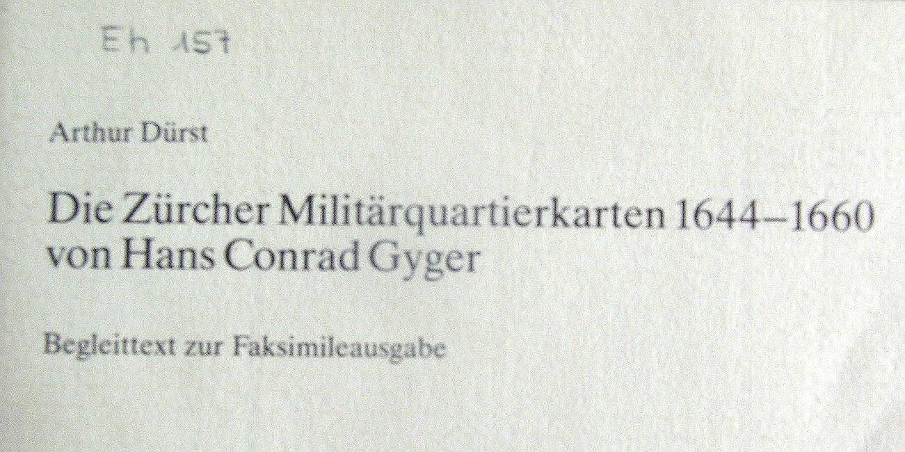 Militärquartierkarten