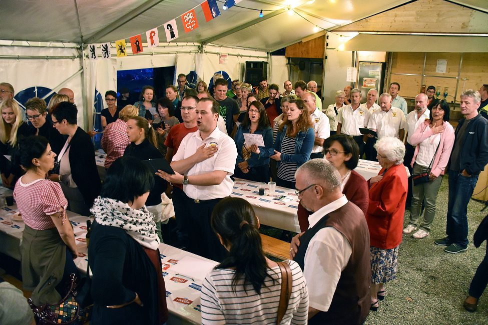 1. Augustfeier 2016 auf der Hüttner Schanz